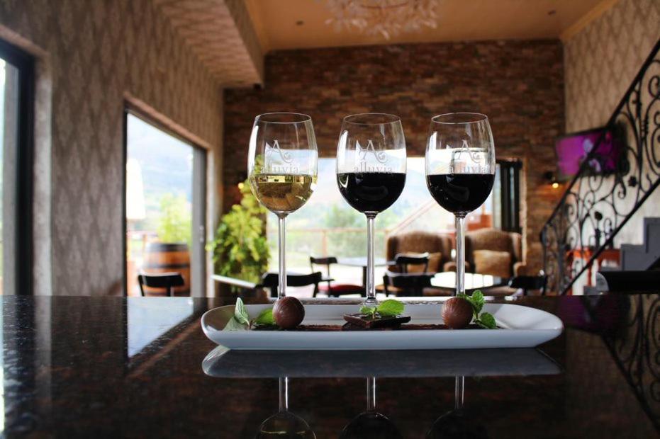 Alluvia Boutique Winery & Luxury Accommodation Stellenbosch Eksteriør bilde Wine tasting